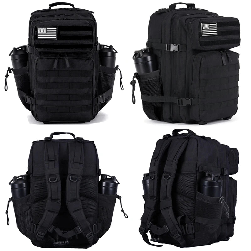 25L 35L 45L Tactical Backpack Men Women Outdoor Sports Travel Gym Hiking Bag Molle Military Camping Hunting Survival Rucksack