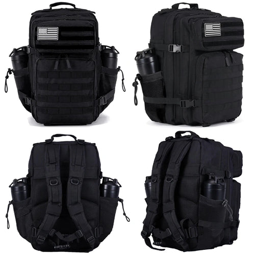 25L 35L 45L Tactical Backpack Men Women Outdoor Sports Travel Gym Hiking Bag Molle Military Camping Hunting Survival Rucksack